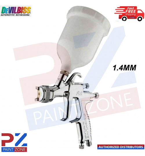 Devilbiss FLG-5 Gravity Spray Gun 1.4mm Car Air Feed Sprayer Paint Solvent